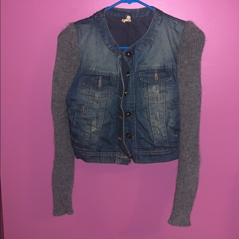 Denim Jacket with A Twist